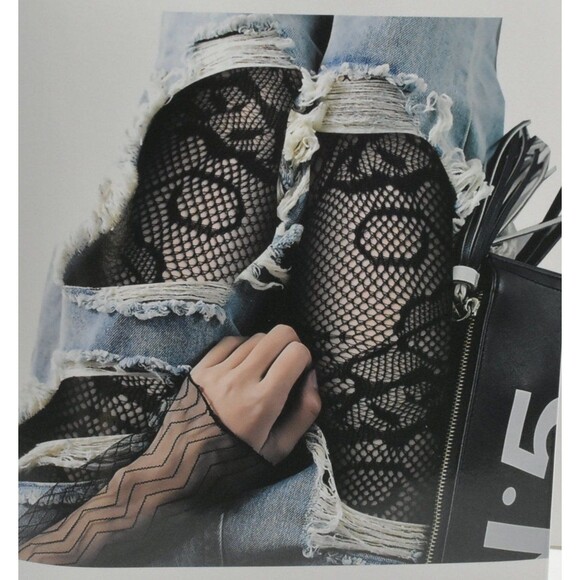 Ladies Fishnet Tights Socks - Black Fishnet Pantyhose Clothing Hosiery Tights - Picture 2 of 3